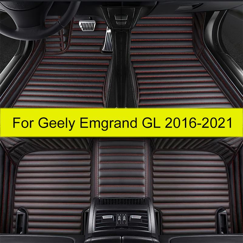 Car Floor Mats For Geely Emgrand GL 2016 2017 2018 Auto Foot Pads Carpet Cover Interior Accessories
