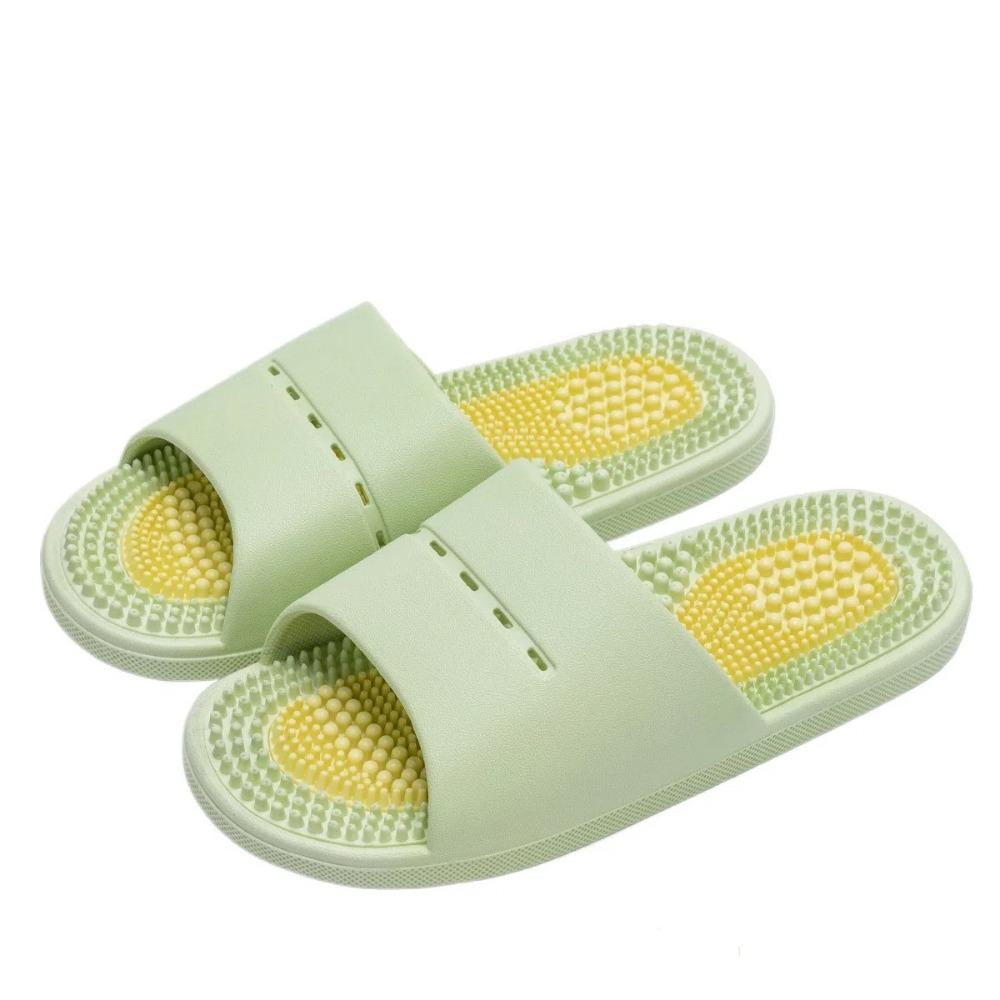 

Basic Anti Slip Thick Massage Slippers Open-toe Anti Odor Platform Flip Flops Beachwear Shoes Slides Sandals Beach 44-45