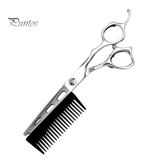 

Профессиональные парикмахерские ножницы, 6,0-дюймовые, острые как бритва ножницы для стрижки волос из нержавеющей стали со съемной расческой, профессиональные парикмахерские инструменты для серебряный