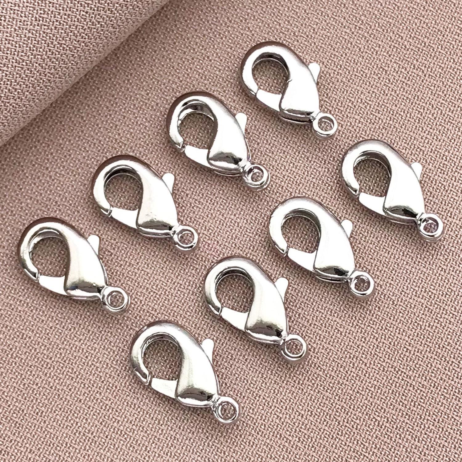 

18K Gold-Filled Lobster Clasp, Electroplated Real Gold, Handmade Color-Preserving Spring Clasp for DIY Bracelet/Necklace Jewelry Accessories.