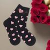 Cozy Valentine's Day Crew Socks for Winter Fun