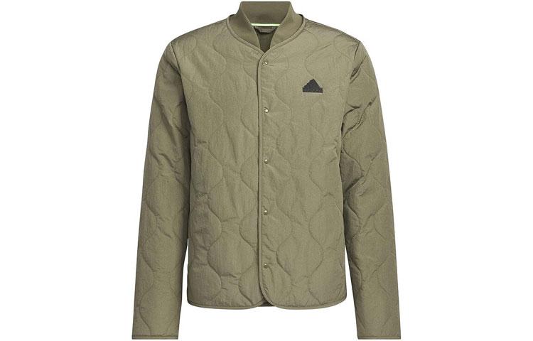 Adidas Puffer Jacket Men s Olive Green JE8570 S