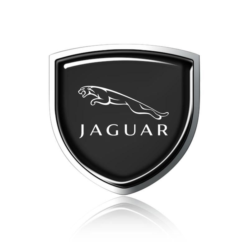 1 Stück 3D Metall Auto Karosserie Fenster Dekoration Aufkleber Abzeichen Für Jaguar-XE XF XJ B99 X-TYPE F-PACE I-PACE E-PACE F-PACE S-TYPE C-TYPE C-X16 C- X75 E-TYPE schwarz