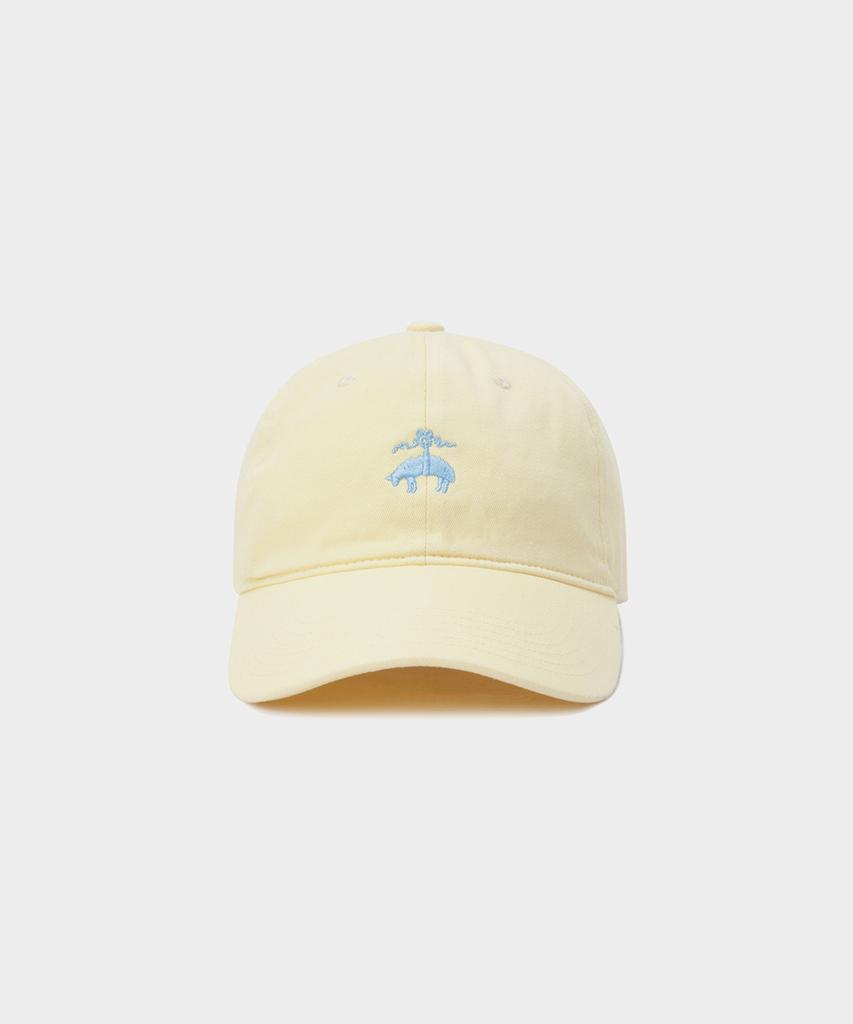 BROOKS BROTHERS [Unisex] Cotton Logo Baseball Cap (Light Yellow) (Bbacmm9906Gef)