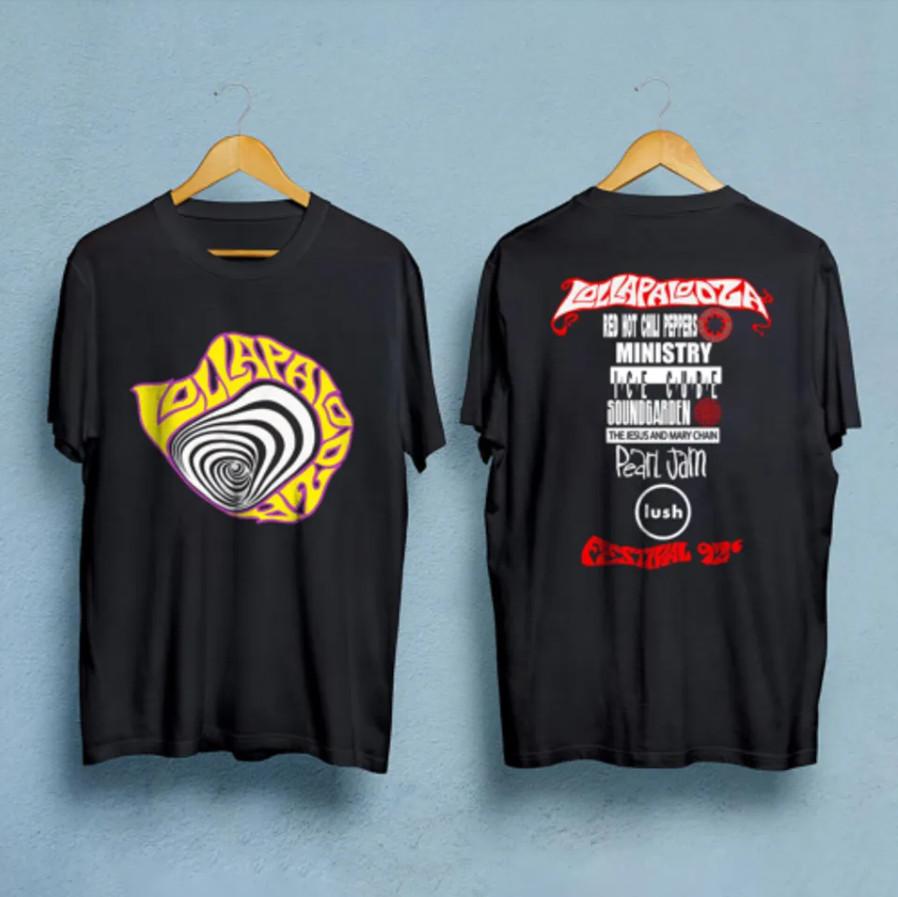 

Lollapalooza 1992 Vintage Tour Tee – Double Sided Rock Festival Shirt M