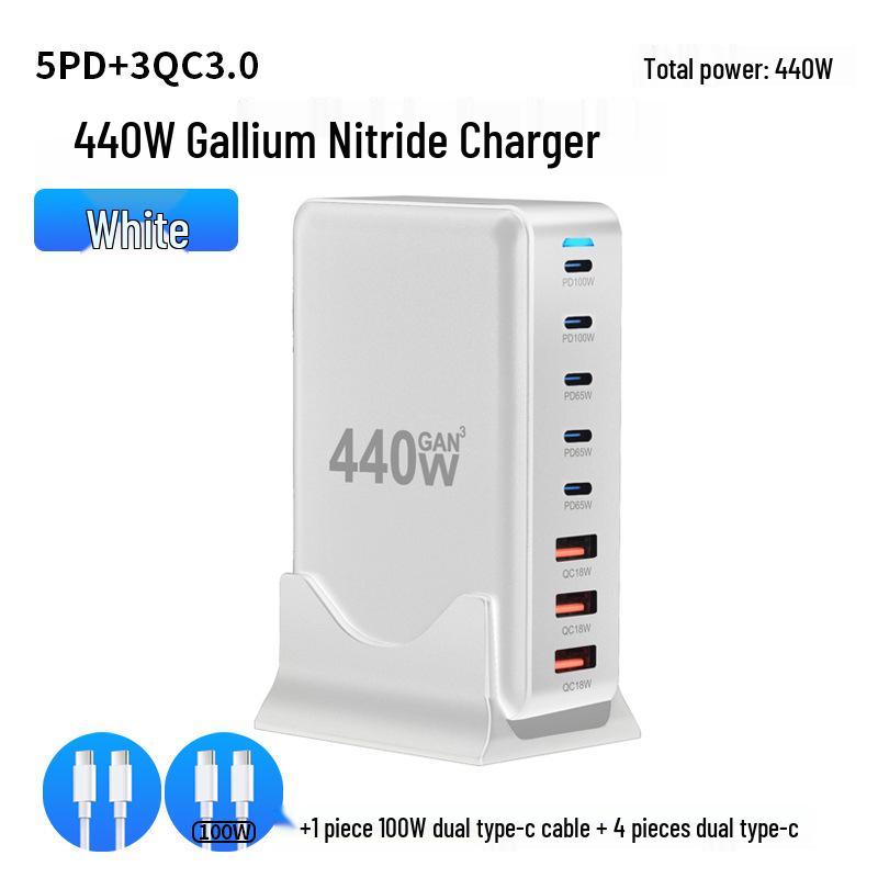 200W Mehrfach-Port GaN USB-Ladegerät: PD100W Schnellladung für mobile Geräte