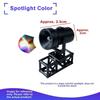Black Framework Building Block Stage Colorful Spotlight Mini Stage Truss  Miniature Stage Display