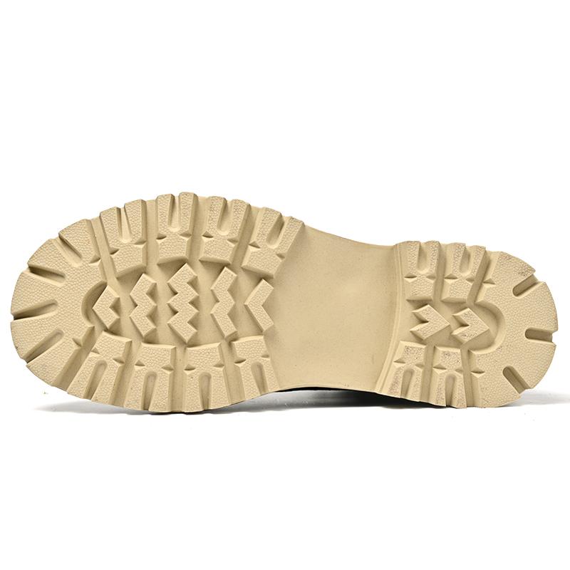 Fashion Men's Comfortable and Lightweight Work Boots, Anti Slip High Top Fashion and Ankle Short Boots, Casual Lace Up Combat Boots 2025