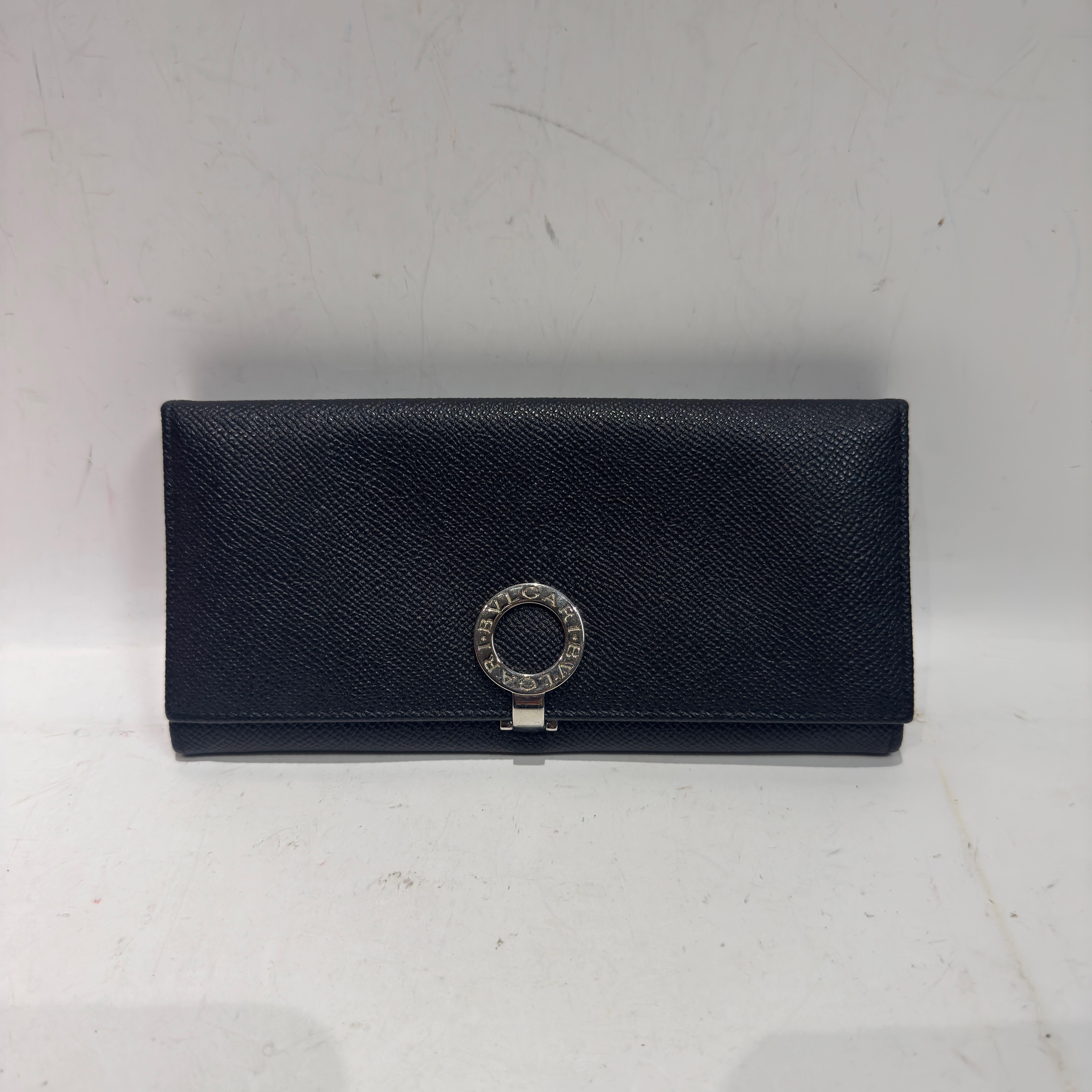 [Pre-Owned] Black Leather Wallet - Very Good #1SIOIXP ONE SIZE