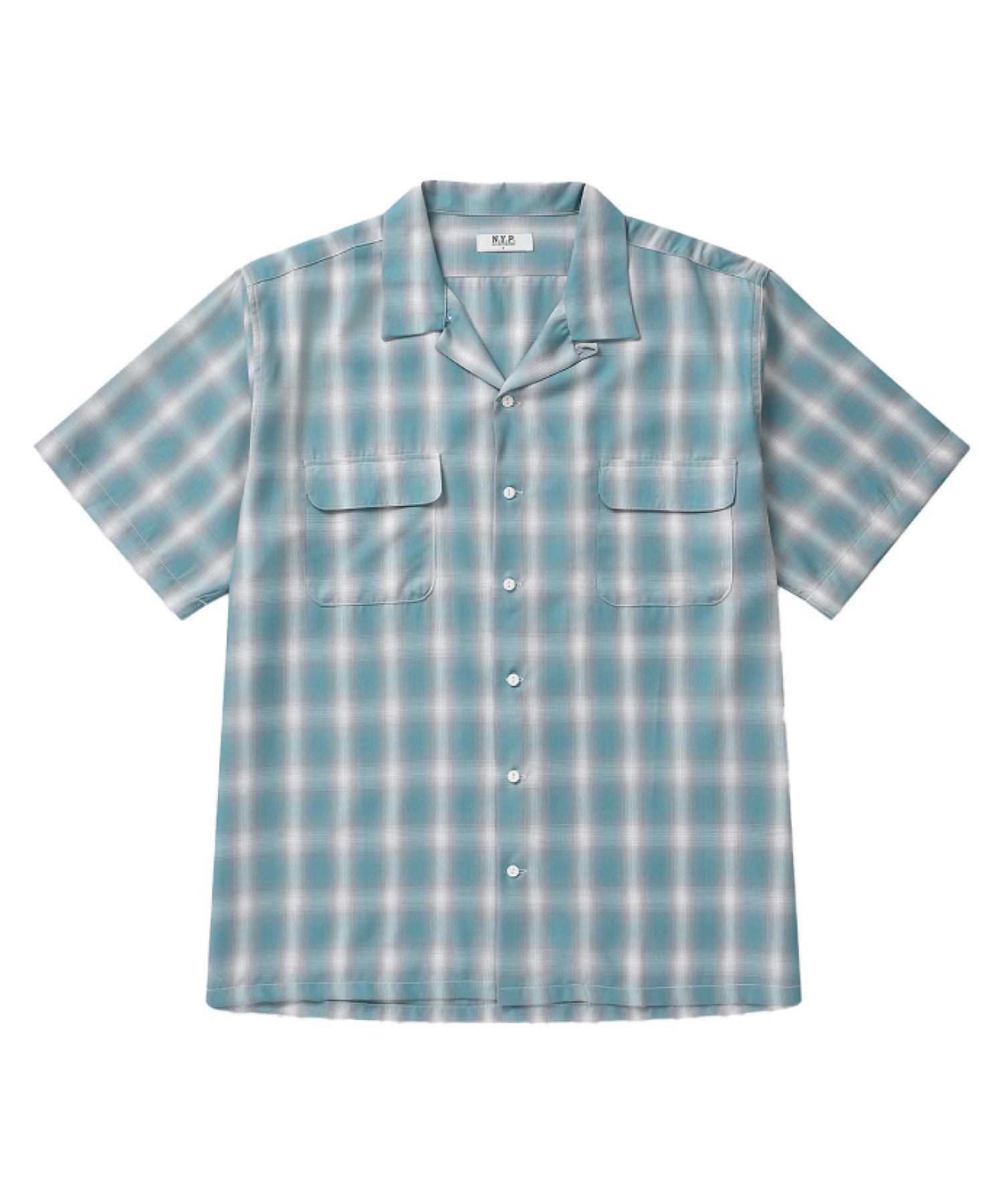Nyp Ombre Camp Shirt (Sapphire Blue) 2