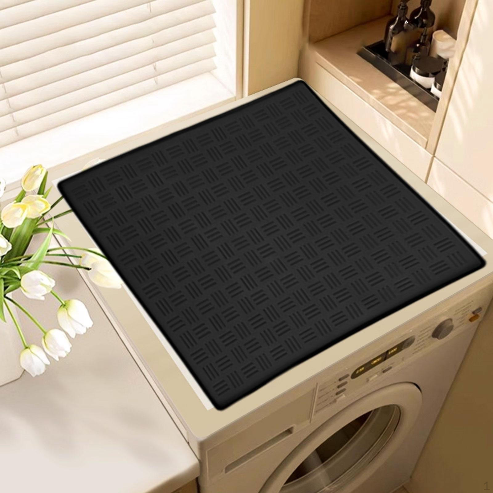 

Cover Pad for Washer And Dryer, Easy Maintenance Protection 60cmx50cm чёрный