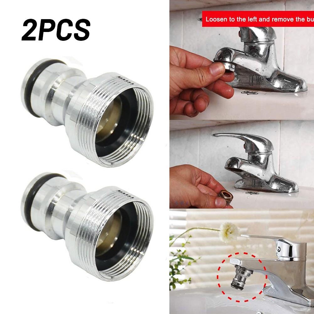 2pcs Adapter Connector Faucet Hose Thread Garden Hose