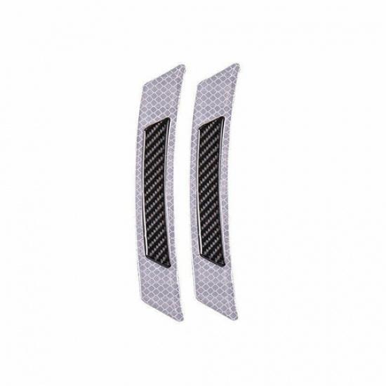 Carbon Fiber Style Car Auto Warning Decal Strips Safety Tape Reflective Stickers