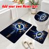 Personalized Millwall FC 3Pcs Flannel Toilet Mat Set Custom Text Bathroom Rug Non Slip