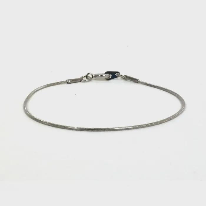 Saturn silver chain