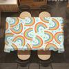 Lovely Rainbow Table Cloth Party Decor Dining Room Home Kitchen Patios Waterproof Stain-Proof Table Cloth