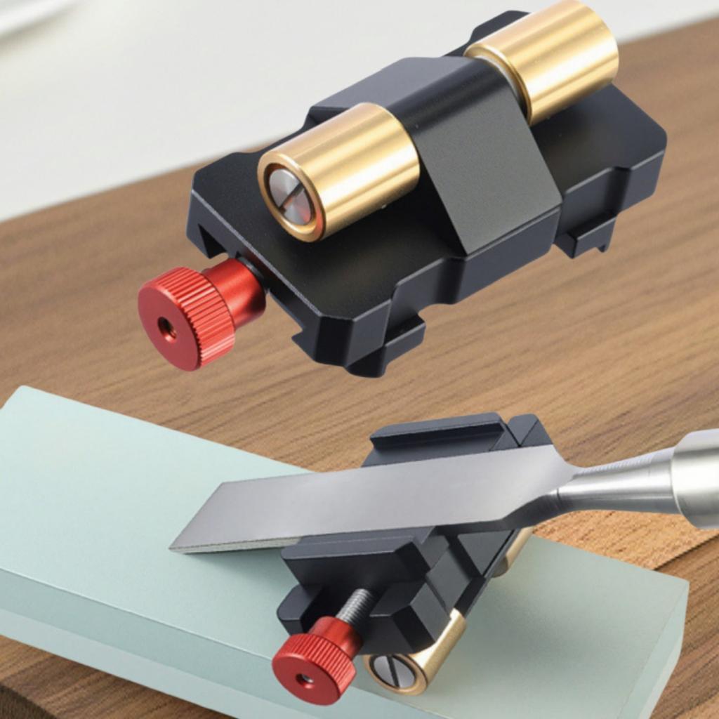 Fixed Angle Sharpener, Straight Track Woodworking Chisel, Anti Slip Ultra-Fine  Mirror, Fine Grinding,  Adjustable  Angle Mini