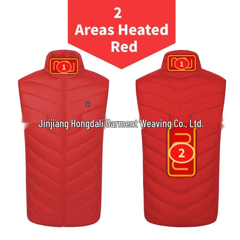 Cross-Border Smart Electric Heating Vest - Down Cotton Jacket