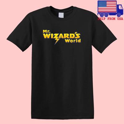 Mr. Wizard's World 80's TV Show Men's Black Size S-5XL