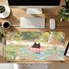 Cat Float Xl Gaming Mouse Pad Nonslip Rubber Base Stitched Edge Waterproof Desk Mat For Pc Laptop Gamer Office Computer Accessories C929149
