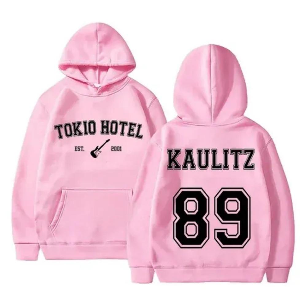 

Рок-гурт Tokio Hotel Толстовки з принтом Kaulitz Чоловіки Жіночі Великі худі Хіп-хоп Кофти Harajuku Пуловери Одяг унісекс L