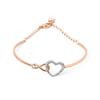 5518869 Hyperbola Heart Infinity Bangle Medium Bracelet