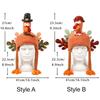 High-top Thanksgiving Cap Handmade Thanksgiving Decor Adorable Halloween Cosplay Costume  Holiday