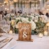 Numbers 1-20 Wedding Table Numbers Double-Sided Table Number Signs Wooden Table Markers  Party