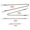 120/90/60cm Stretch Elastic Ropes 8MM Bungee Cords with Hooks Lightweight Bikes Tie Car Luggage Packing Roof Rack Strap
