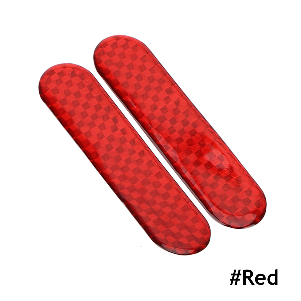 2pcs Car Reflective Sticker Car Door Stickers Decal Warning Reflective Tape Strips 3 Colors Safety Mark Auto Reflector