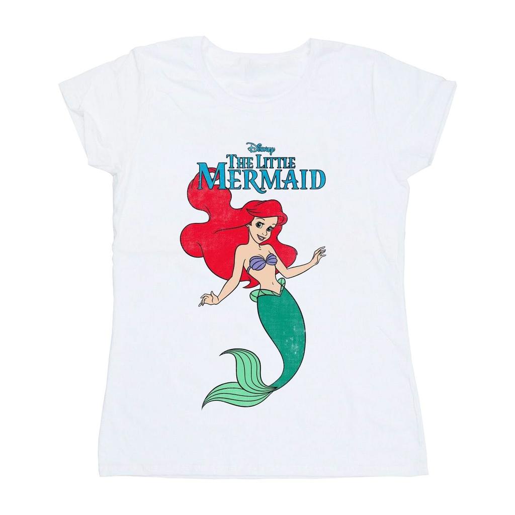 Disney Womens/Ladies The Little Mermaid Line Ariel Cotton T-Shirt