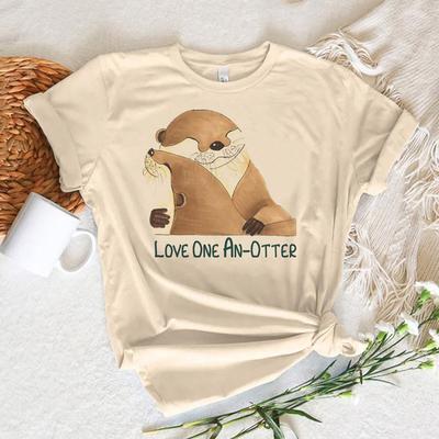 Otters Tshirt Women Graphic Unisexga Summer Tshirts feUnisex Y2k Clothing