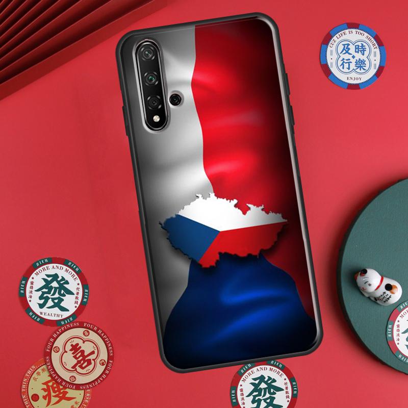 Czech Republic Flag For Huawei P20 P30 P40 Lite P60 Pro Nova 12i 11i 8i 12s 9 10 SE Y90 Y60 Y70 Y72 Y61 Y91 Case
