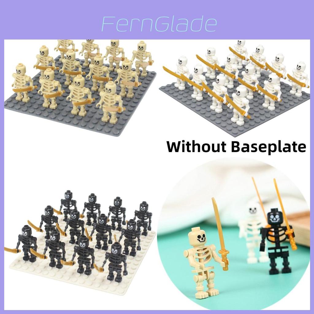 Lojo Ninja Scheletro Soldato Blocchi da Costruzione Plastica ABS Particelle Mini Figure da Costruzione