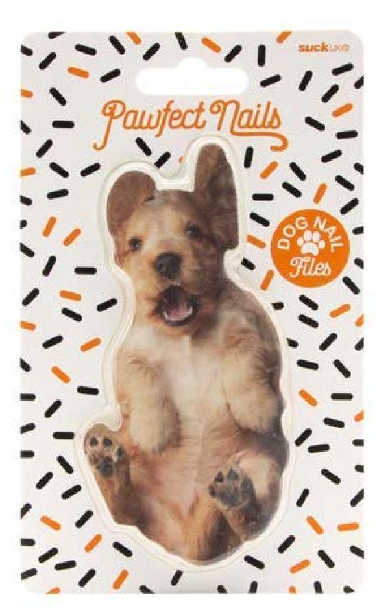 SUCK UK Dog Nail Files (Orange)