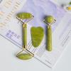 Universal Jade Beauty Instrument: Full Body Massager & Facial Roller with Gua Sha Board Set.
