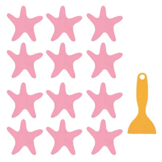 

1 комплект нескользящих наклеек, аппликации из мультяшной ленты в форме звезды, противоскользящие ленты, наклейки для ванн, душевые ступеньки, наклейки для безопасности, наклейки для бассейнов