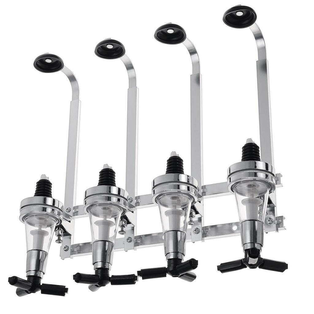 4/6 Bottle Liquor Dispenser Wine Beer Alcohol Bar Beverage Dispenser Cocktail Alcohol NEW Wall Mounted Cocktail Shaker Stand