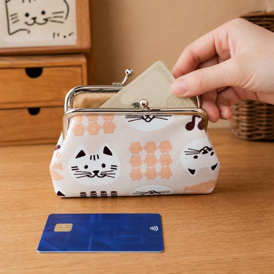Cartoon Charm Coin Purse Faux Leather 12 cm/4.72 in 1 Pc