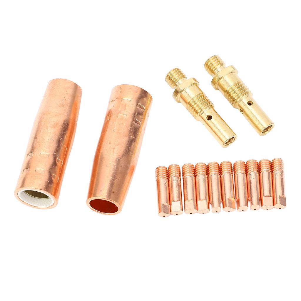 14PCS Set Welding Torch Accessory Kit 2PCS 2150 12in Gas Nozzles 2PCS 3550 Gas Diffuser and
