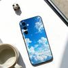 Aesthetic Healing Sky  Phone Case Black Silicone Soft For Samsung Galaxy A73,A72,A71,A70,A53,A52,A51