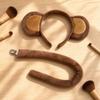 Ears Headband and Tail Costume Set for Animal Role Play