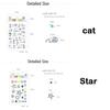 Petit Fancy Tattoo Sticker (23 Options)