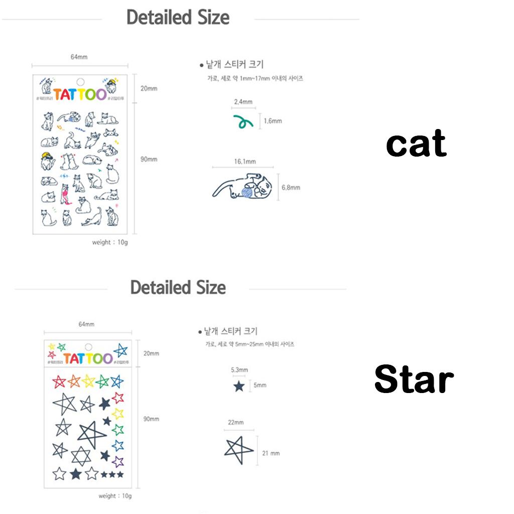 Petit Fancy Tattoo Sticker (23 Options)
