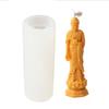 Religious Candle Mold Food Grade Silicone Non Stick Easy To Demold for DIY Candle Soap Plasters Ornament Home Decoration
