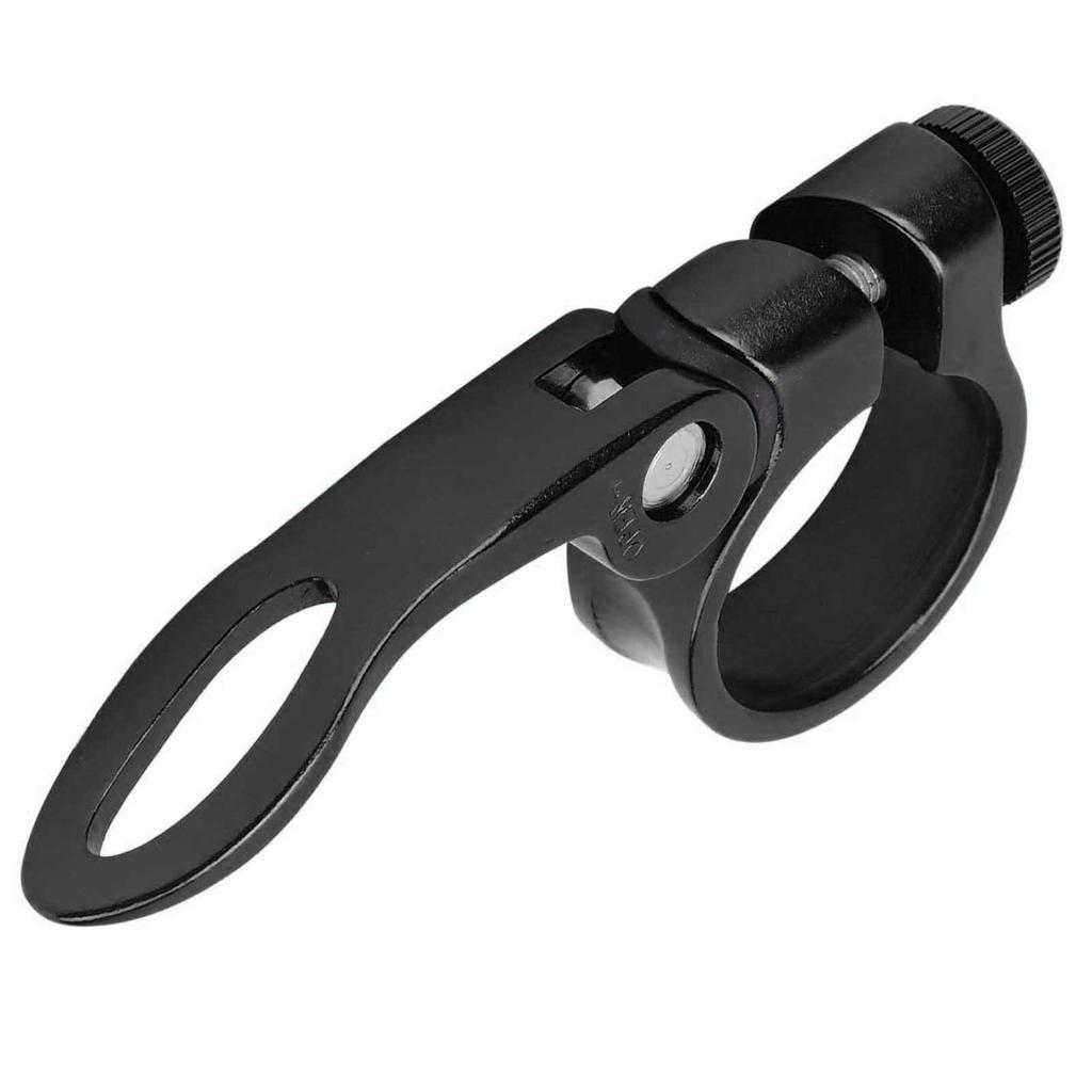 Collier de serrage de selle à dégagement rapide en alliage d'aluminium pour vélo de route et de montagne pour XT-C68 31,8 mm(Noir )