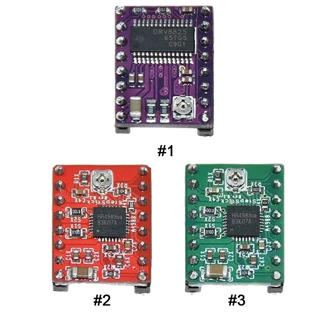 1-5pcs A4988 DRV8825 3D Printer Parts StepStick Stepper Motor Driver With Heat sink Carrier Reprap RAMPS 1.4 for 3D Printer