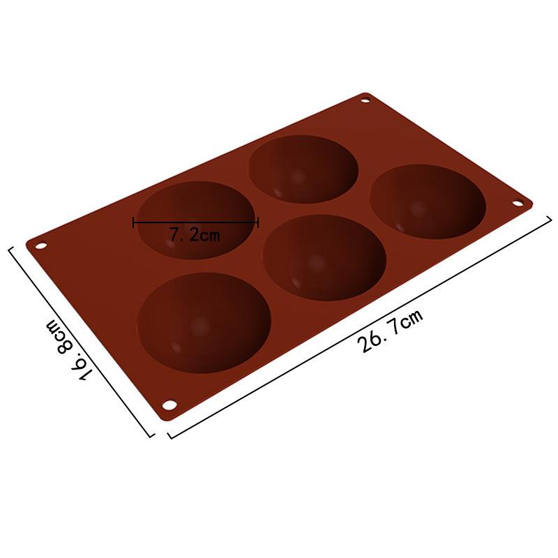 Semi Sphere Silicone Mold For Baking Half Ball Chocolate Candy Dome Mousse Cake Pastry Tools Round Fat Bombs Kitchen Supplies