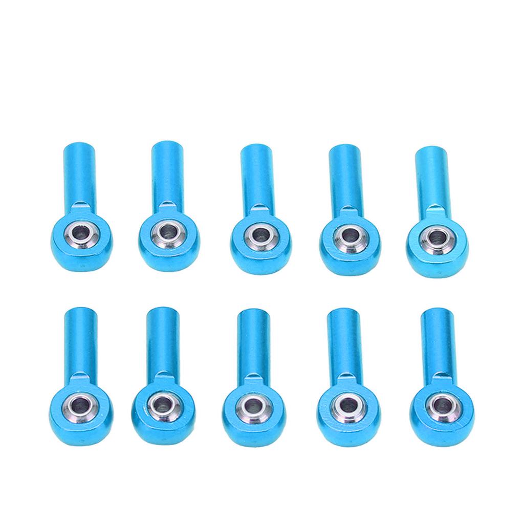 10PCS M3 26mm Aluminum Link Rod End Ball Joint for 1 10 1 8 Universal Remote Control CarBlue