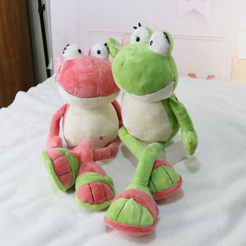Cute Plush Frog Toy With Long Legs Perfect Gift For Girls And Couples